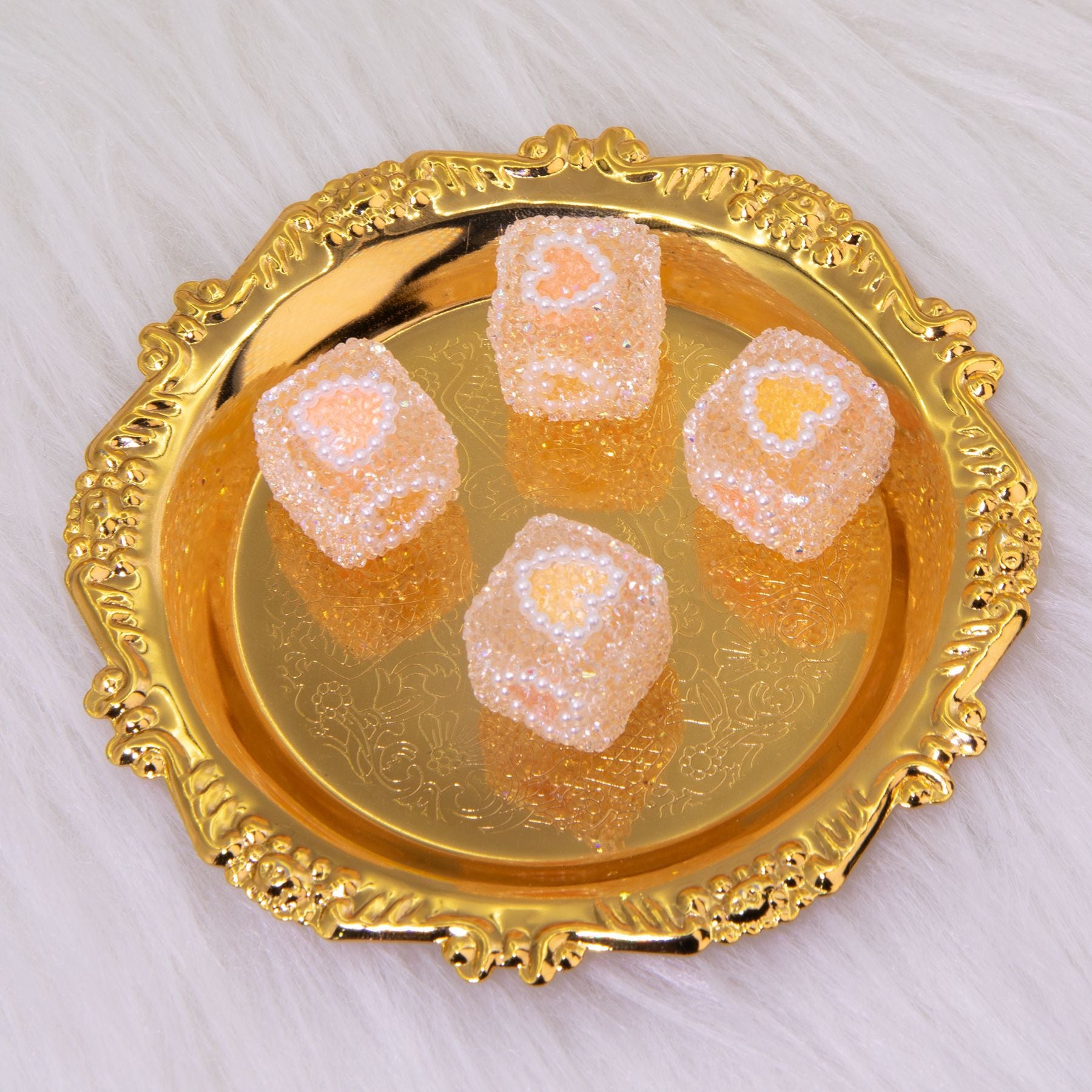 Wholesale 5pcs18mm Sugar Cube Love Acrylic Multi-faceted Love Beads